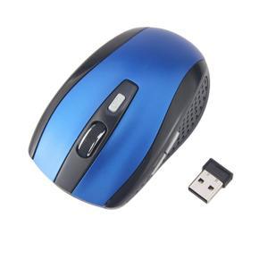 Maikou 2.4G Wireless Mouse with USB Receiver 3 Buttons Optical Mouse Mice - blue