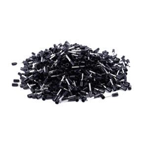 1000x Crimp Terminal Pre Insulated Ferrule E1008 18AWG 1.0mm2 Silver Black