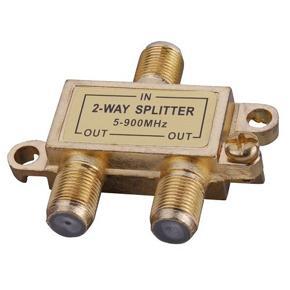 Cmple 2-Way Splitter 2050MHz F-Type 2.05Ghz 2 Way Coaxial Cable Splitter (RG6 Splitter, Coaxial Splitter, TV Splitter,