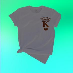 King Up Ash Half Sleeve T-Shirt for Men