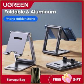 UGREEN Phone Holder Stand Aluminum Cell Phone Stand Tablet Stand Support Mobile Phone for iPhone 13 12 Xiaomi Samsung Huawei