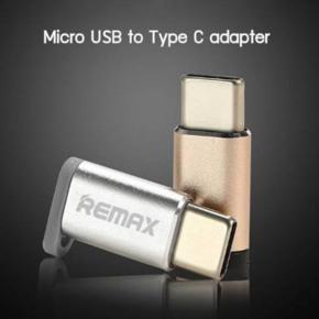 Remax Metal Micro USB To Type C Charging Converter 1pc - Any Color