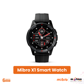 Mibro X1 AMOLED HD Sports Smart Watch with spO2 Global -Black