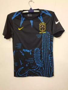 Brazil Carousell Black Jersey 2022 National Football Jersey Soccer Jersey