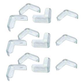 BRADOO 12 Pieces Clear Safety Soft Plastic Table Desk Corner Guard Protector