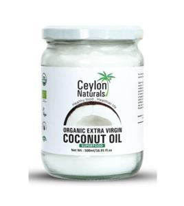 Ceylon naturals organic extra virgin coconut oil 500ml