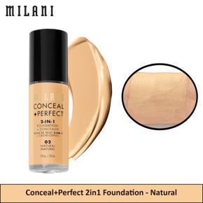 Milani Conceal + Perfect 2-In-1 Foundation + Concealer - 02 Natural