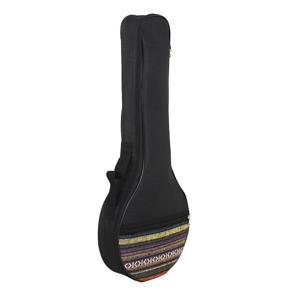 4-Strings Banjo Bag Concert Ethnic Style Add Cotton Banjo Ukulele Bag Backpack