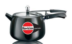 Hawkins Contura Pressure Cooker 5L - Black Color