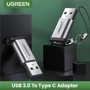 UGREEN USB C Adapter USB A 3.0 Male to USB 3.1 Type C Female Connector Type-c Adapter for Samsung S9 S8 Huawei P10 P20 USB C Hub-Aluminium Shell