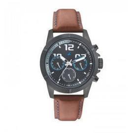 Fastrack Brown Leather Chronograph Watch for Men