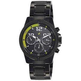 Fastrack Loopholes Analog Black Dial Men's Watch