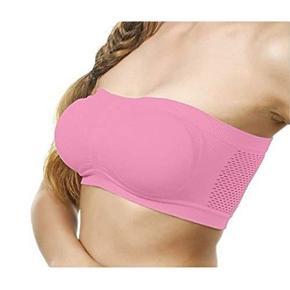 Cotton Tube Bra For Women PINK