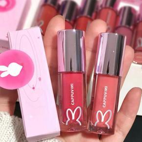 Coral Pink Glossy Lip Gloss Lip Plumper Moisturizing Fades Lip Lines Liquid Lipstick Crystal Lip Oil Red Lip Tint Lip Glaze