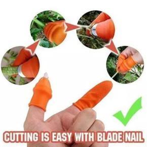 Silicone Vegetable And Fruits Thumb Cutter Finger cutter 5 in 1