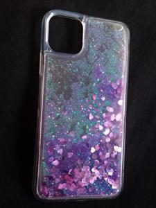 iPhone 11 Pro MAX Luxury Liquid 3D Glitter Floating Soft TPU Clear Case Cover