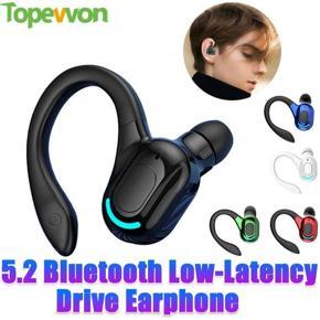 Single Ear Hook Stereo Business In Ear Earphones M-F8 Wireless Headphone Bluetooth 5.2  Earbuds Headsets With Microphone