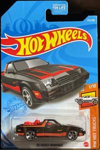 Hot Wheels '82 Dodge Rampage 175/250 2021 HW Hot Trucks 1/10