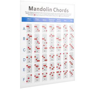 Mandolin Chord Notes Mandoline Chords Fret Board Chart For Beginners