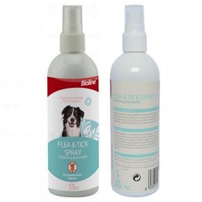 Bioline Dog Flea & Tick Spray Anti Tick and Flea Lice Spray 175ml