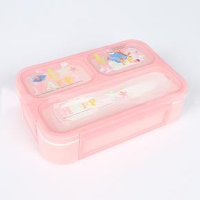 2 Layer Food Grade Plastic Lunch Box - 1 Piece