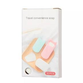 Convenient Travel Hand Washing Soap Portable Small Mini Soap Paper Box(30pcs)