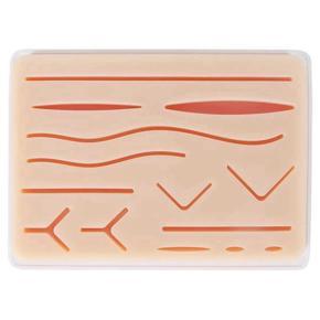 Upgraded Large 3-Layer Suture Pad with Wounds for Practicing Suturing - Not Easily Separate, Tear or Rip
