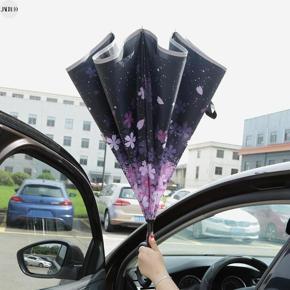 Jadroo Handle Windproof Reverse Folding Umbrella