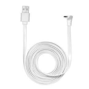 2M/6.6ft Charging Power Cable Fits for Arlo Pro, Arlo Pro 2, Arlo GO, Arlo Light Weatherproof Indoor/Outdoor Flat Cable Aluminium Alloy Micro USB Cable Charging/Power Cord without Plug,