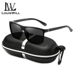 LouisWill Men Sunglasses Polarized Classical Fashion Glasses UV400 Sunglasses Outdoor Activities Sports Sunglasses Driving Fishing Racing Eyewear Non-slip PC Temples Sun Glasses