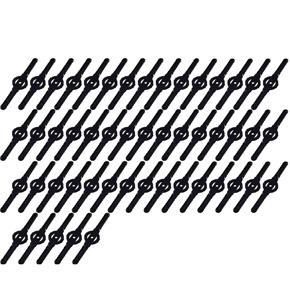 ARELENE 50Pcs Plastic Grass Trimmer Blades Lawn Mower Blade Trimmer Garden Tool Lawn Mower Trimmer Accessories