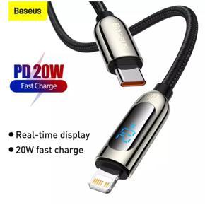 Baseus 20W Type-C To IP Digital Display Fast Charging Cable, Suitable for Iphone 14 13 12 11 Pro Xs Max X Xr 1m