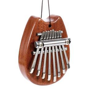 BRADOO Mini Kalimba Thumb Piano Solid Wood 8 Keys Finger Piano for Children Gift Birthday Party Outdoor Leisure ​Instruments