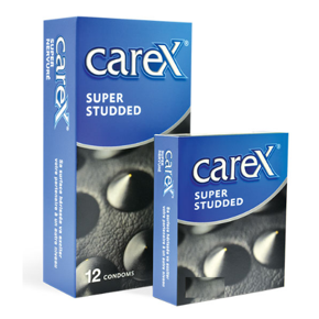 Carex Super Studded Condoms - 12s Pack