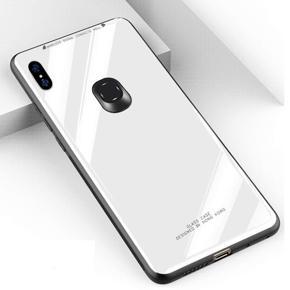 For Xiaomi Redmi Note 5 Pro Luxury Shockproof TPU Bumper Back Glass Back Cover Glass Case