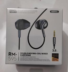 Doule Moving coil mic Hifi music Connector Remax Rm-595  noise reduction headset wired headset