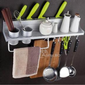 Multipurpose Utensils Aluminium Kitchen Utensils Organizer Holder 23 Wall Mounted