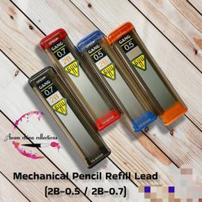 Mechanical Pencil Refill Leads (2B-0.5 / 2B0.7) 18pc leads Per pack