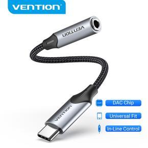 Vention USB C to 3.5mm Jack Earphone Type C to 3.5 Headphone AUX Adapter Audio Cable for Samsung Note 10