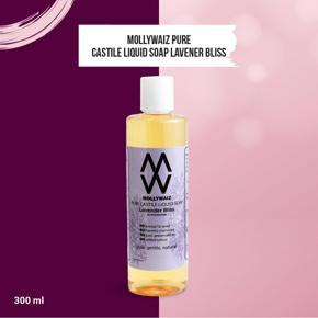 Mollywaiz Pure Castile Liquid Soap LAVENDER 300ML (Face Wash & Body Wash)