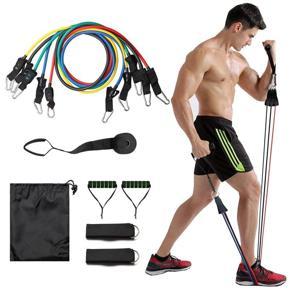Power Exercise Resistance Exercise Band 5 in 1, Fitness Band set of 11 Piece