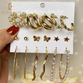 18Pcs/Set Elegant Women Earring Set