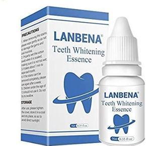 LANBENA 10ml Teeth Essence Liquid Oral Hygiene_Cleaning Serum_Removes Plaque Stains Tooth Bleaching Dental Tools Toothpaste Free Swabs