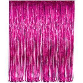 Foil Curtain for Decoration -Magenta