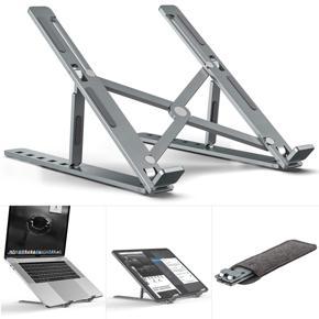 Laptop Stand Adjustable Aluminum Alloy Foldable Stand for 10-17 inch Tablets Notebook Laptop