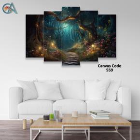Beautiful Betterfily canvas 5 part wall canvas