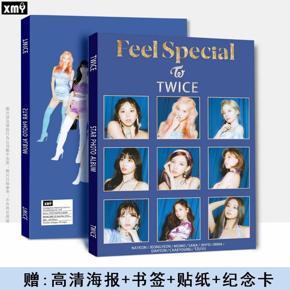 TWICE HD Photo Book Album Bangtan+Poster+Photobook+Mini Book+Photocard+Postcard+Photo Film+Gift (Extra TWICE Photocards Set)