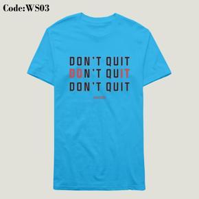 dont quit sky Half Sleeve T-Shirt For Men's