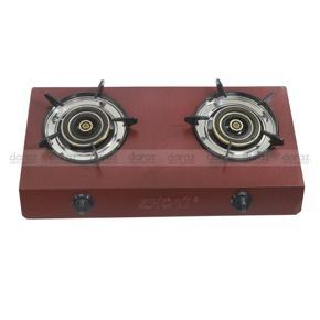 Auto Gas Stove/Zhoyi Double Burner Auto Gas Stove- Red Color