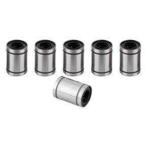 10pcs Bearing Steel Linear-Motion Accuracy for 12mm Rod 3D Printer Parts(null)